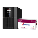 Microtek JUMBO JM SW 2750+ Home UPS (24V) + Lithium Battery 100Ah/25.6V Combo